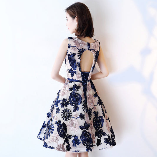 Girls’ Princess Short Slim Party Dress