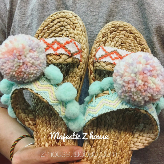 Bohemian Travel Beach Slippers - Vacation Sandals