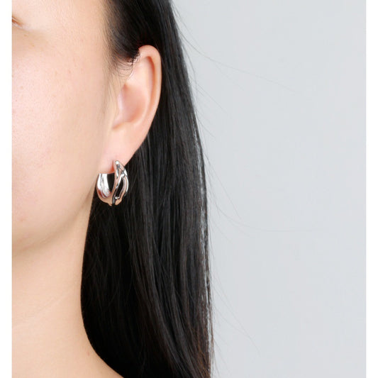 Heavy-Duty Sterling Silver Geometric Earrings