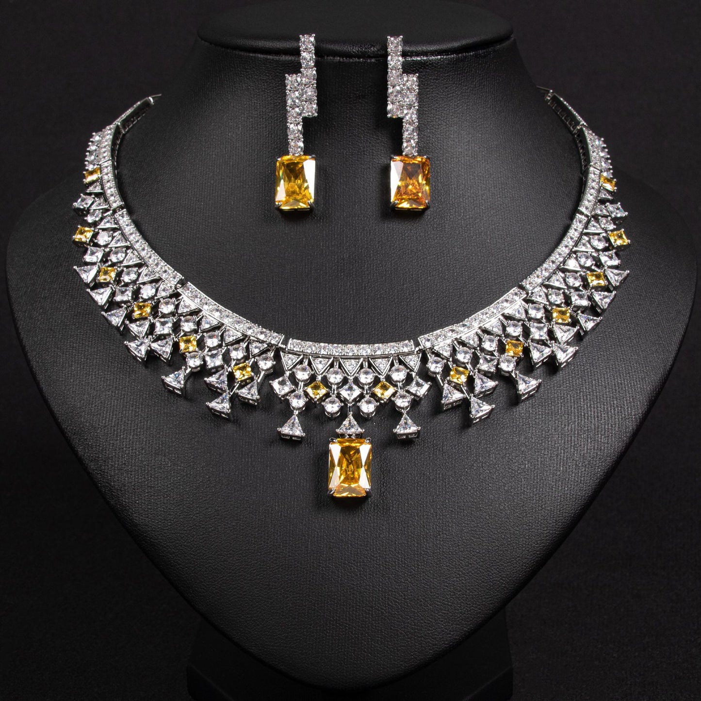 Minimalist Zircon Jewelry Set