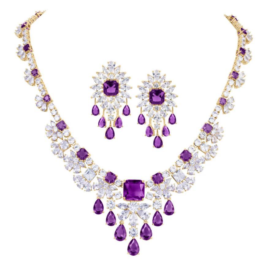 Two-Piece Necklace & Earring Set for Women