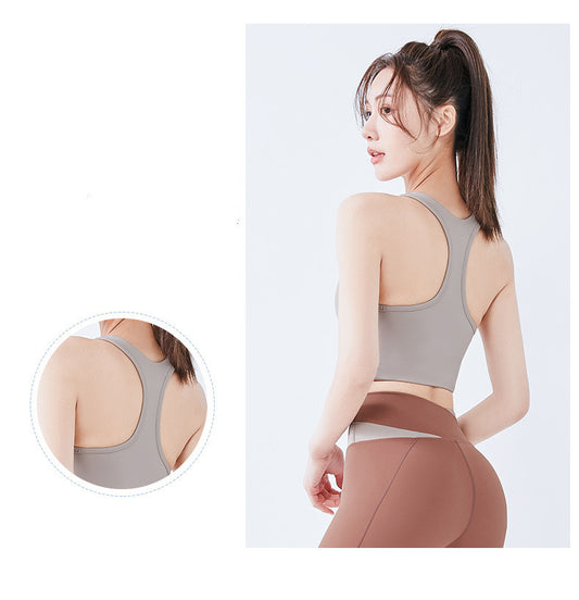 Girls’ Summer Breathable Color-Block Sports Set