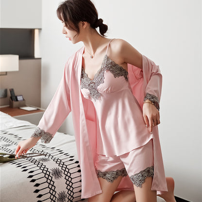 Women’s 5-Piece Kimono Pajama Set