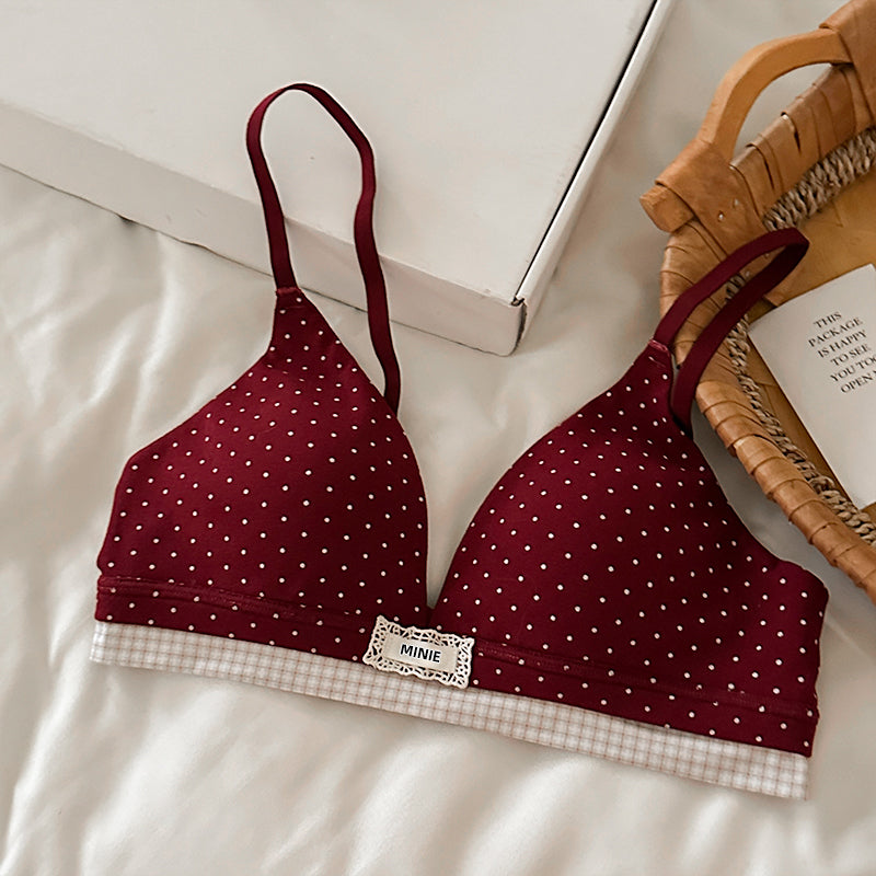 Pure Seduction Wireless Polka Dot Bra