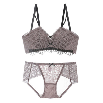 Women's Bow Tie Bra Set