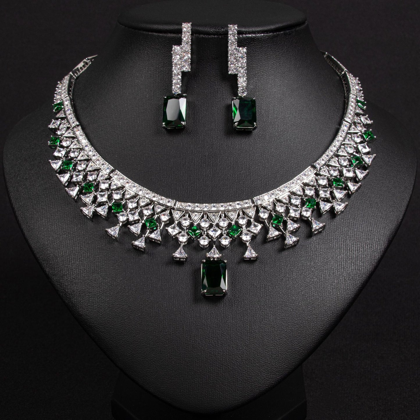 Minimalist Zircon Jewelry Set