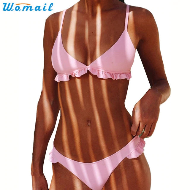 Women’s Push-Up Padded Bikini Set – 1PC Swimwear