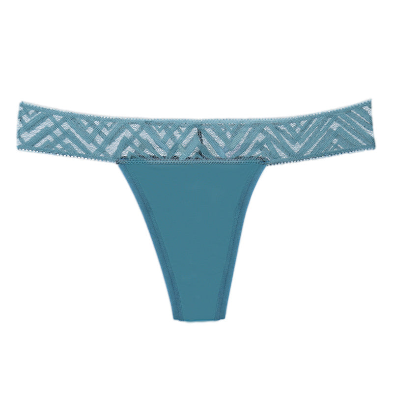 Cotton Lace Seamless Thong Panties – Sexy & Comfortable for Women