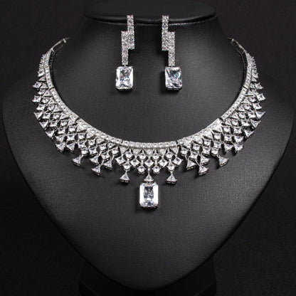 Minimalist Zircon Jewelry Set
