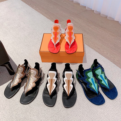 Women's Flat Beach Sandals - Outdoor Slippers