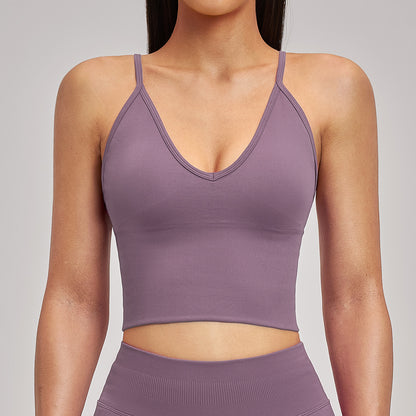 Seamless Shockproof Yoga Bra