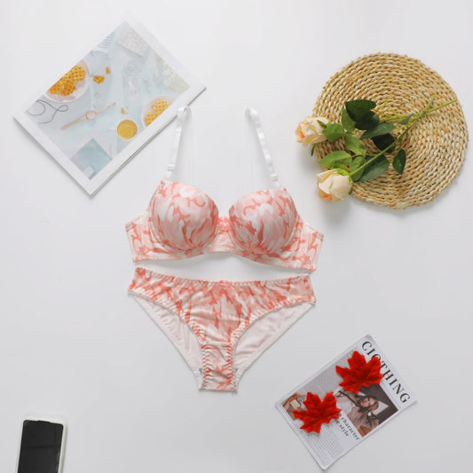 Women's Sweet Push-up Bra Set