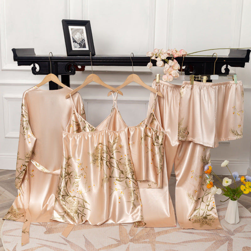 Women’s Plus-Size 5-Piece Pajama Set