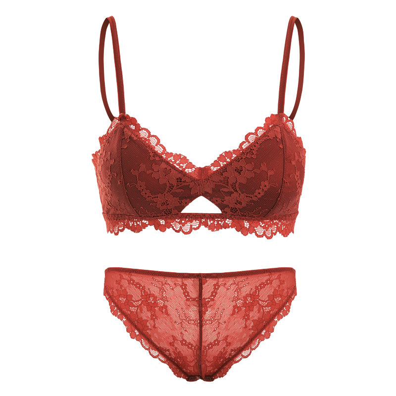Women’s Soft-Cup Lace Bra Set – Bra + Panty