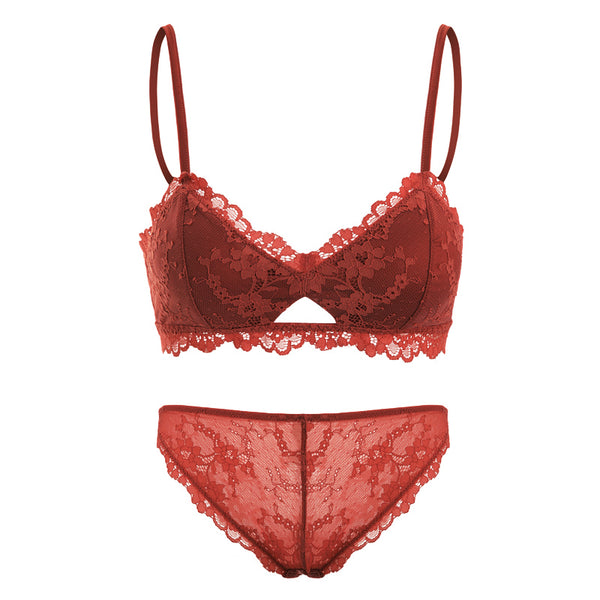 Women’s Soft-Cup Lace Bra Set – Bra + Panty
