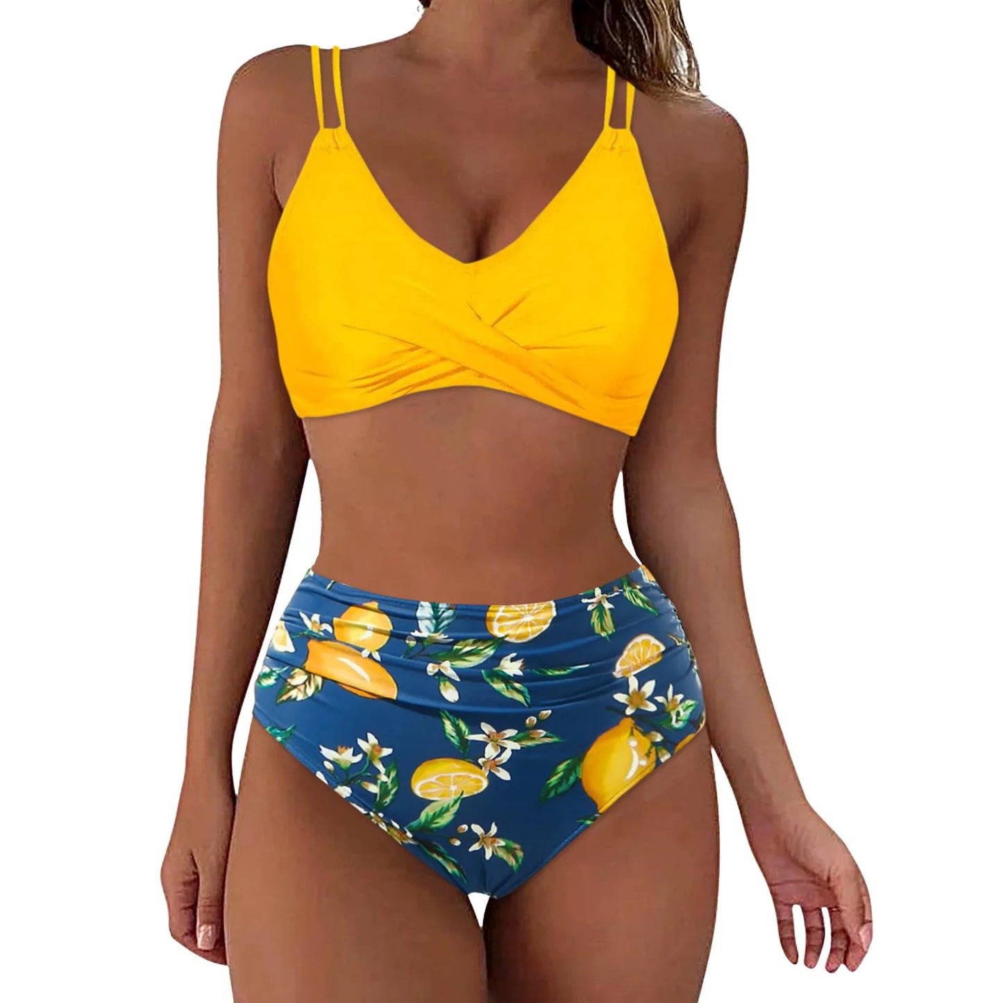 Women's Printed European & American Style Bikini Set