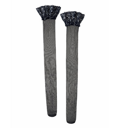 Sexy Sheer Non-Slip Thigh-High Stockings – Transparent High Socks for Women