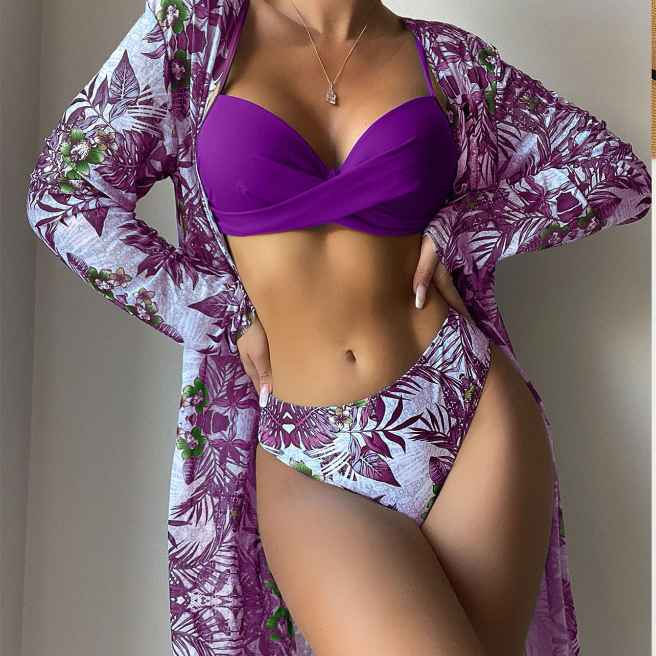Women's Hard-Packed Mesh Split Swimsuit
