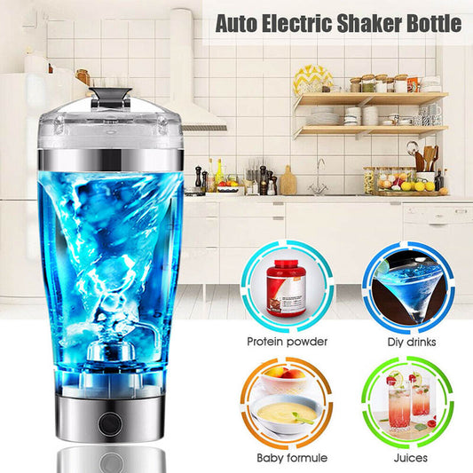 Electric Protein Shake Stirrer USB Shake Bottle Milk Coffee Blender Kettle charging Electric Shaker Cup