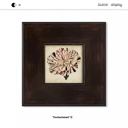 Silent Style Middle-ancient Art Decorative Painting Living Room Wall Painting Restaurant Wallpaper Bedroom Bedside Painting