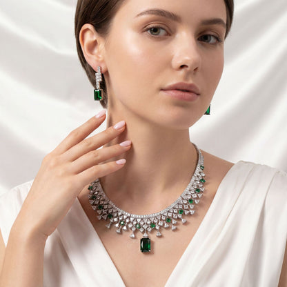 Minimalist Zircon Jewelry Set