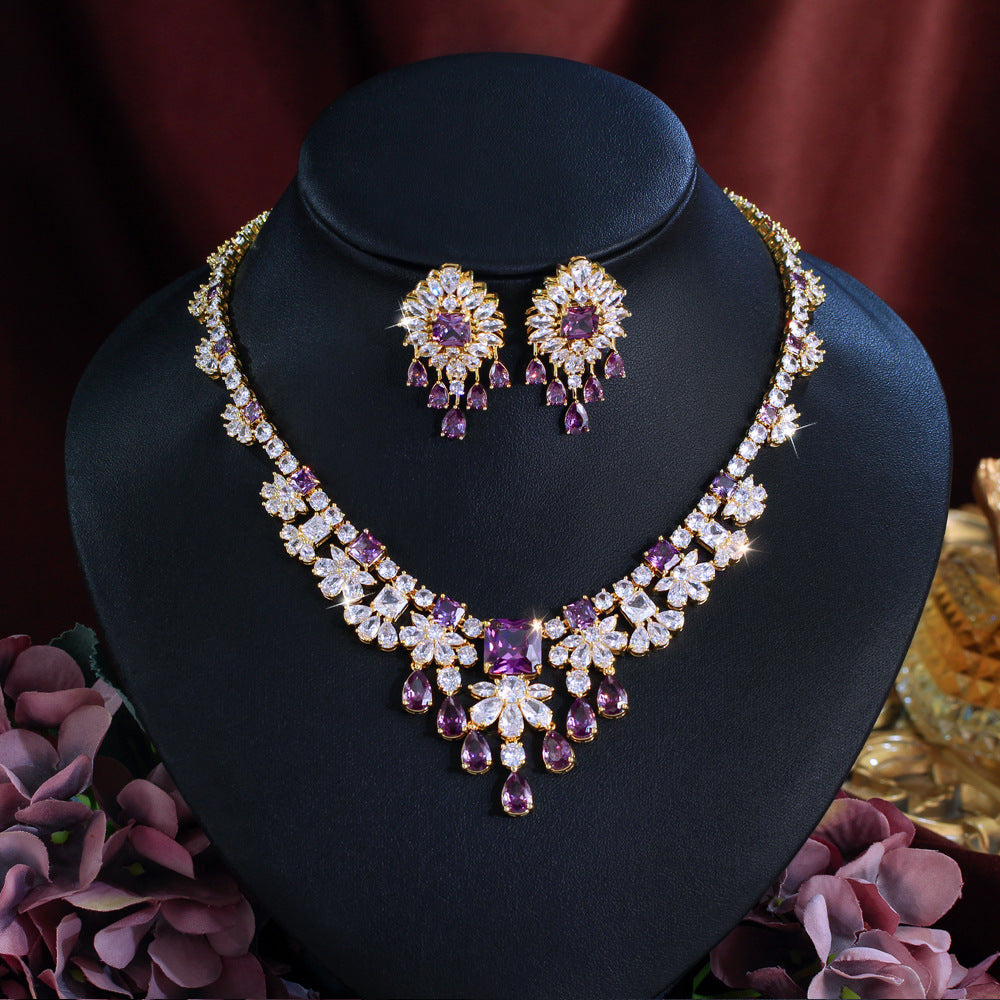 Two-Piece Necklace & Earring Set for Women