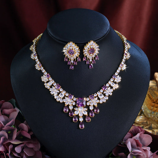 Two-Piece Necklace & Earring Set for Women