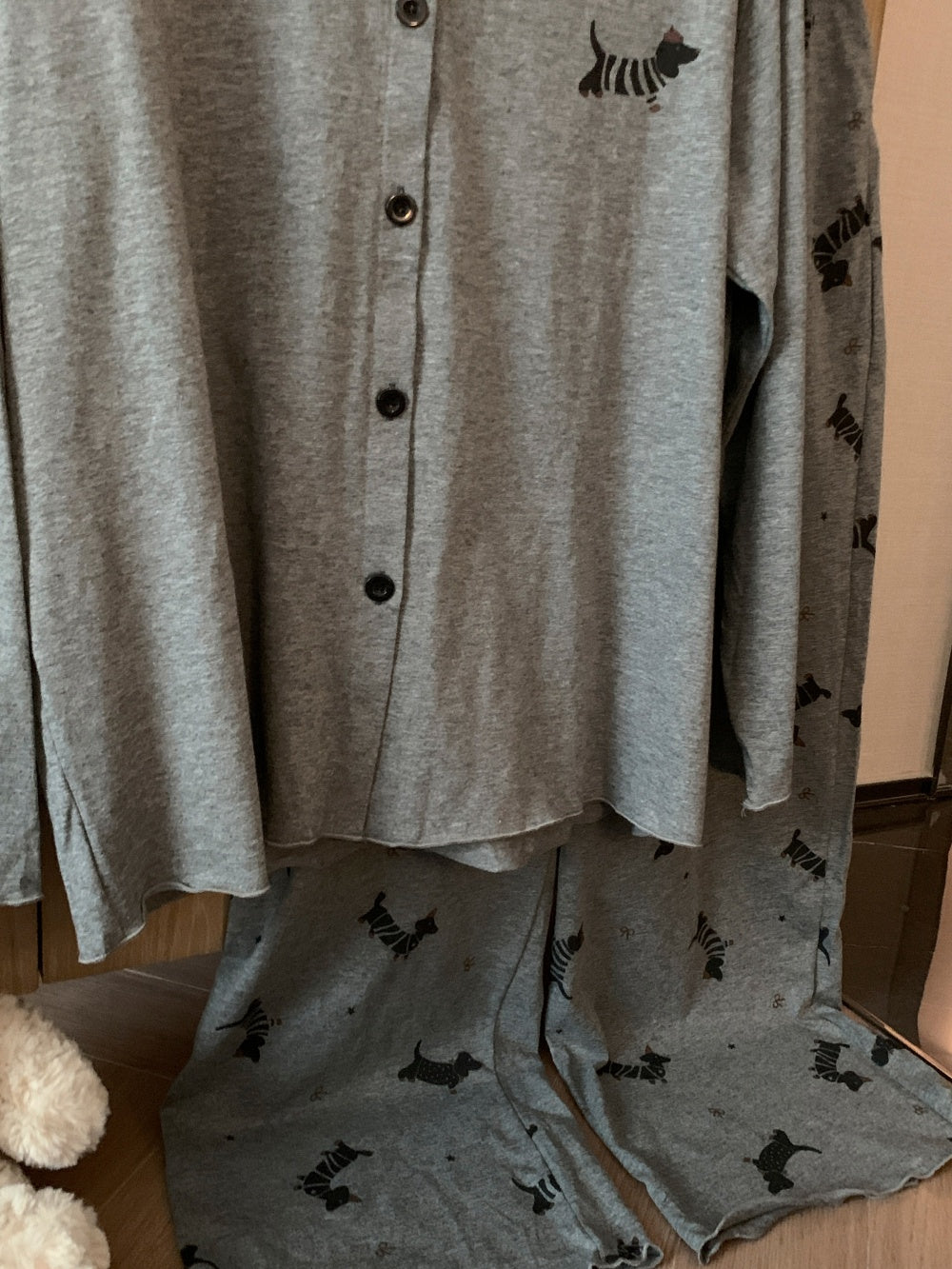 Women’s Printed Cotton Pajama Set