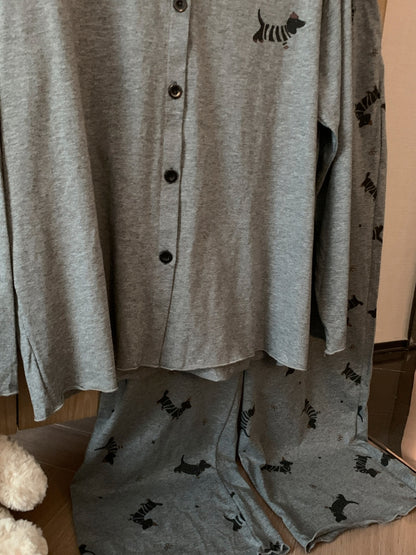 Women’s Printed Cotton Pajama Set