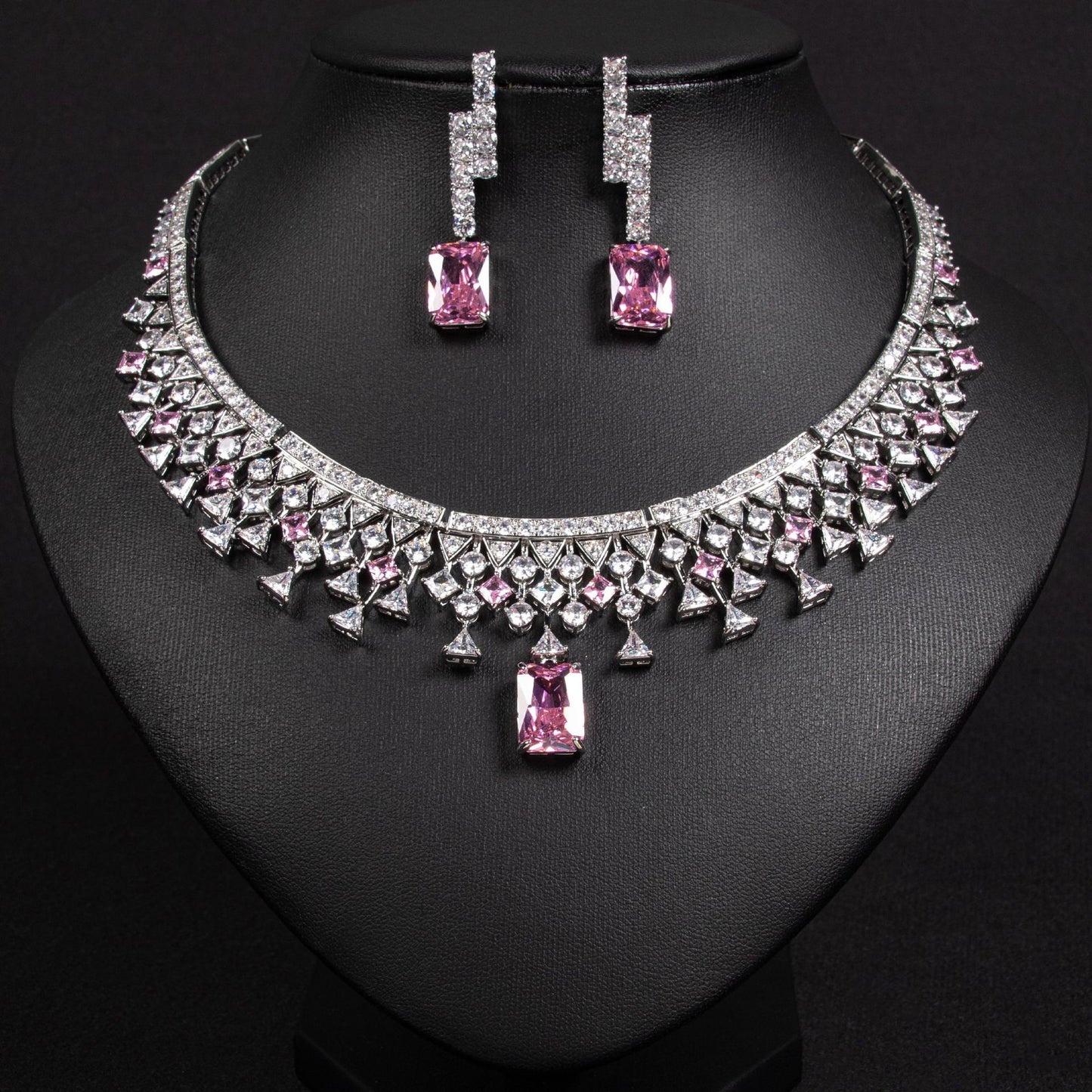 Minimalist Zircon Jewelry Set