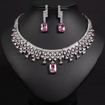 Minimalist Zircon Jewelry Set