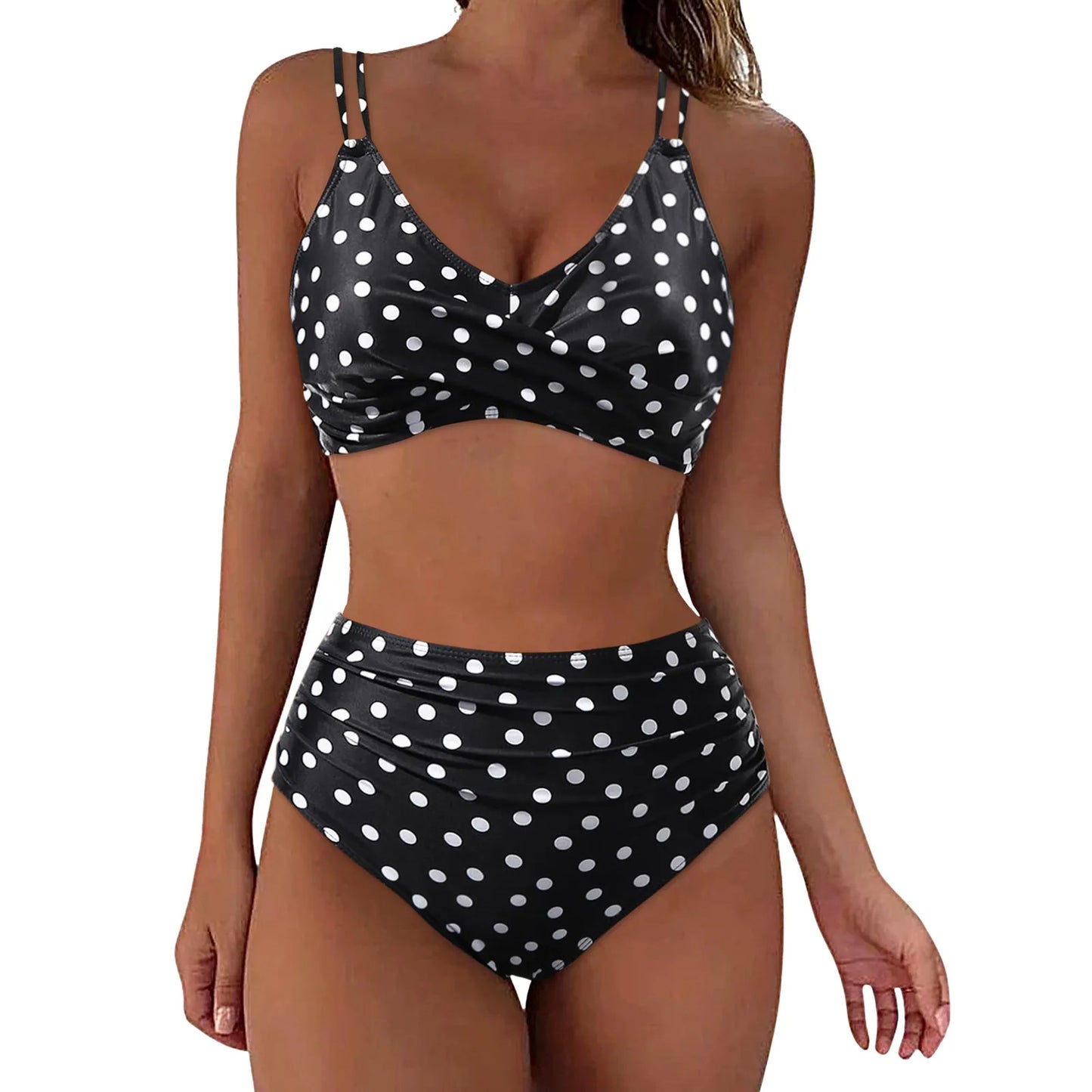Women's Printed European & American Style Bikini Set