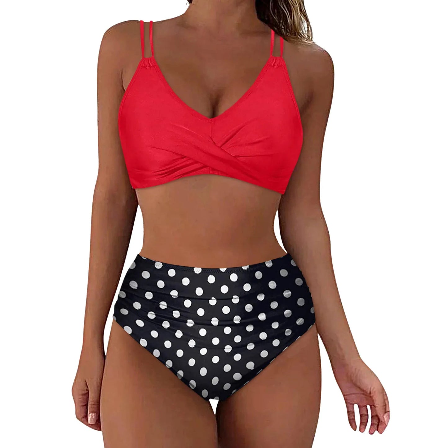 Women's Printed European & American Style Bikini Set