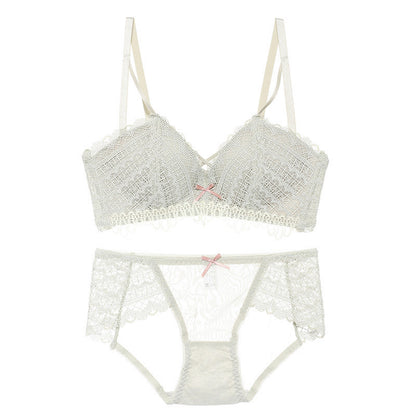 Women's Bow Tie Bra Set