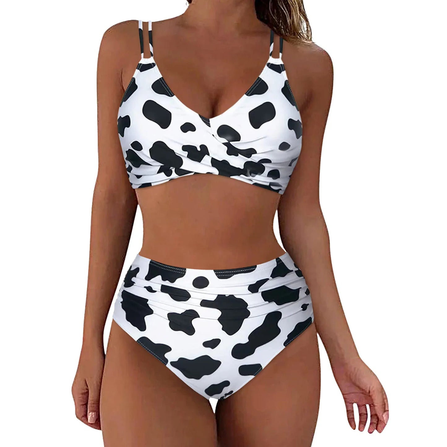Women's Printed European & American Style Bikini Set