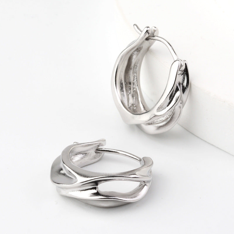 Heavy-Duty Sterling Silver Geometric Earrings