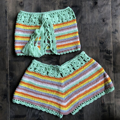 Women’s Resort-Style Split Color Beach Swimsuit