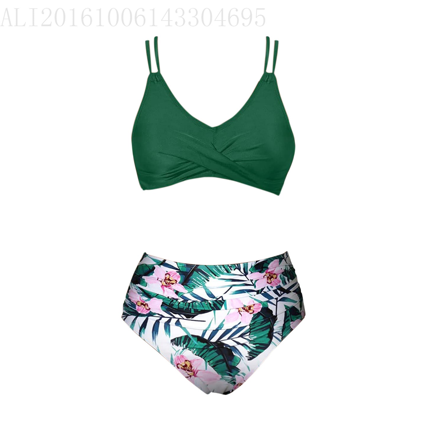 Women's Printed European & American Style Bikini Set