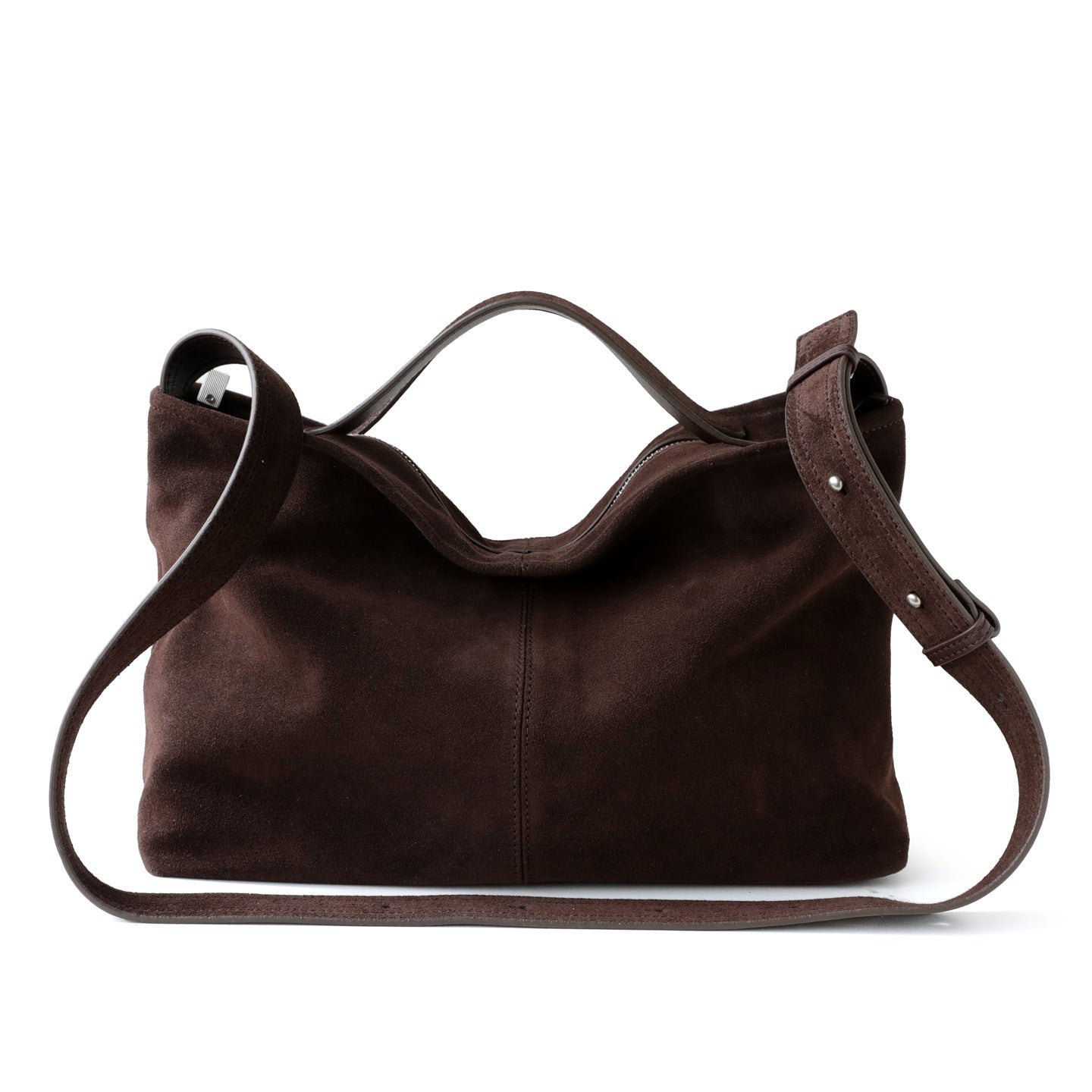 Womens Matte Commuter Tote Crossbody Bag