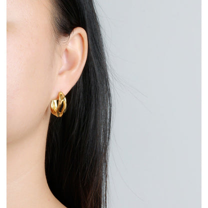 Heavy-Duty Sterling Silver Geometric Earrings