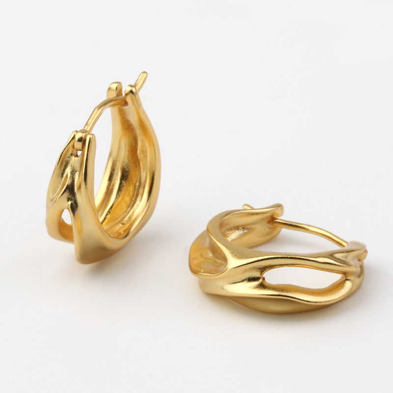 Heavy-Duty Sterling Silver Geometric Earrings