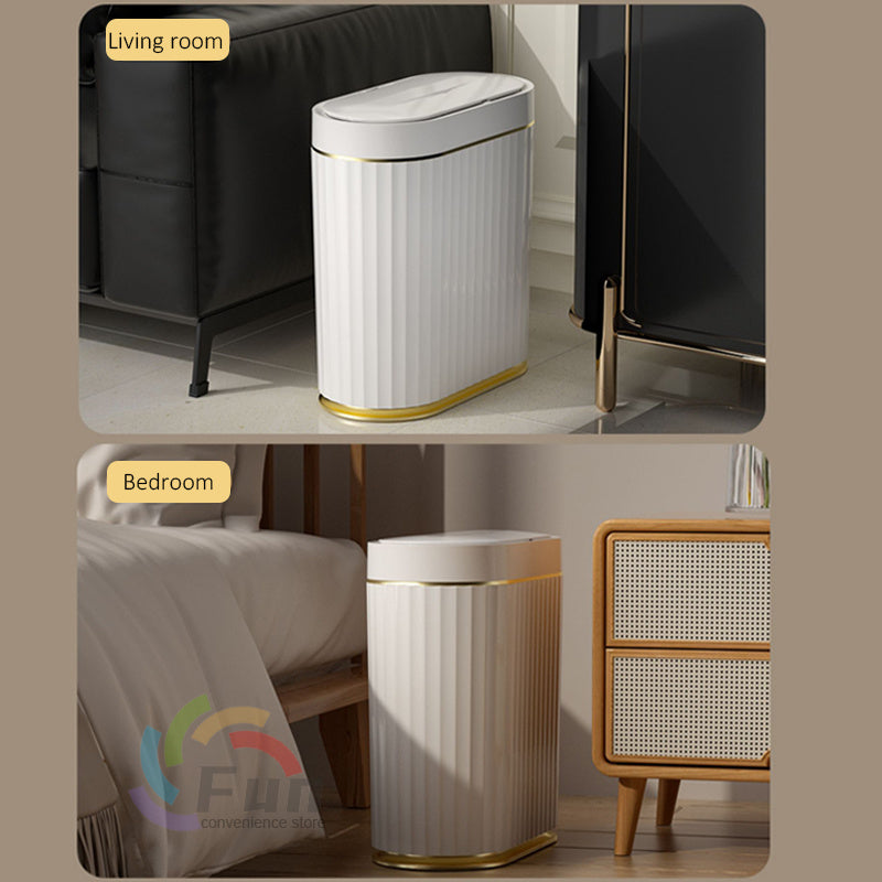Smart Trash Can With Lid For Bedroom And Living Room Kitchen Storage Box