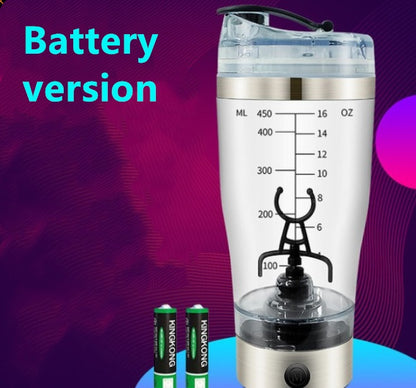 Electric Protein Shake Stirrer USB Shake Bottle Milk Coffee Blender Kettle charging Electric Shaker Cup