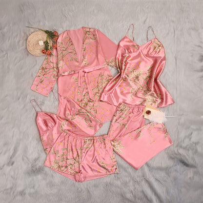 Women’s Plus-Size 5-Piece Pajama Set