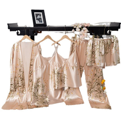 Women’s Plus-Size 5-Piece Pajama Set