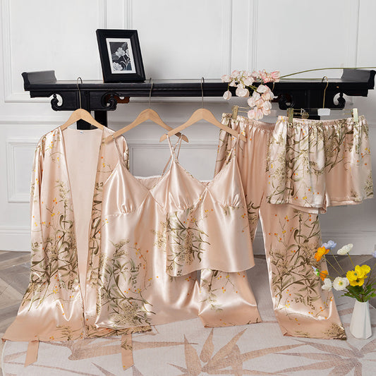 Women’s Plus-Size 5-Piece Pajama Set