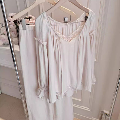 Women’s Cotton Double-Layer Gauze Pajama Set