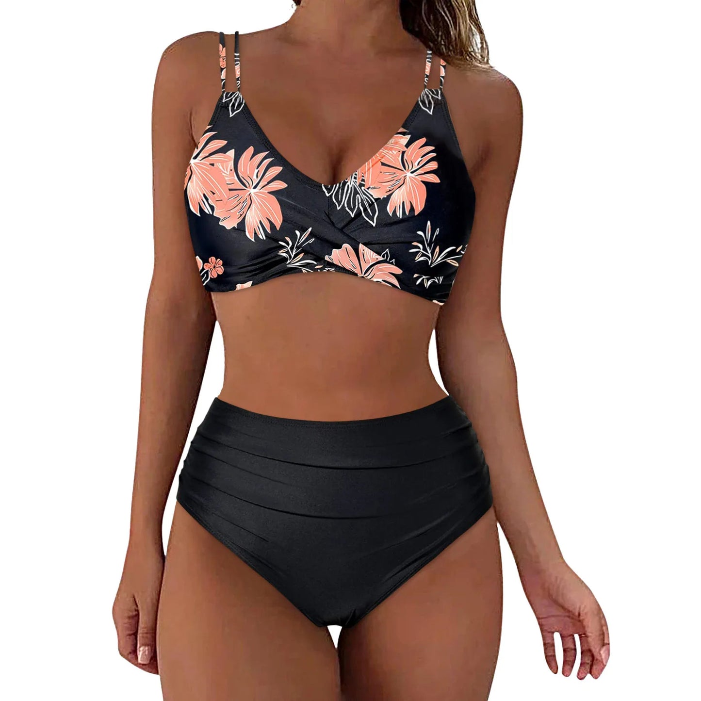 Women's Printed European & American Style Bikini Set