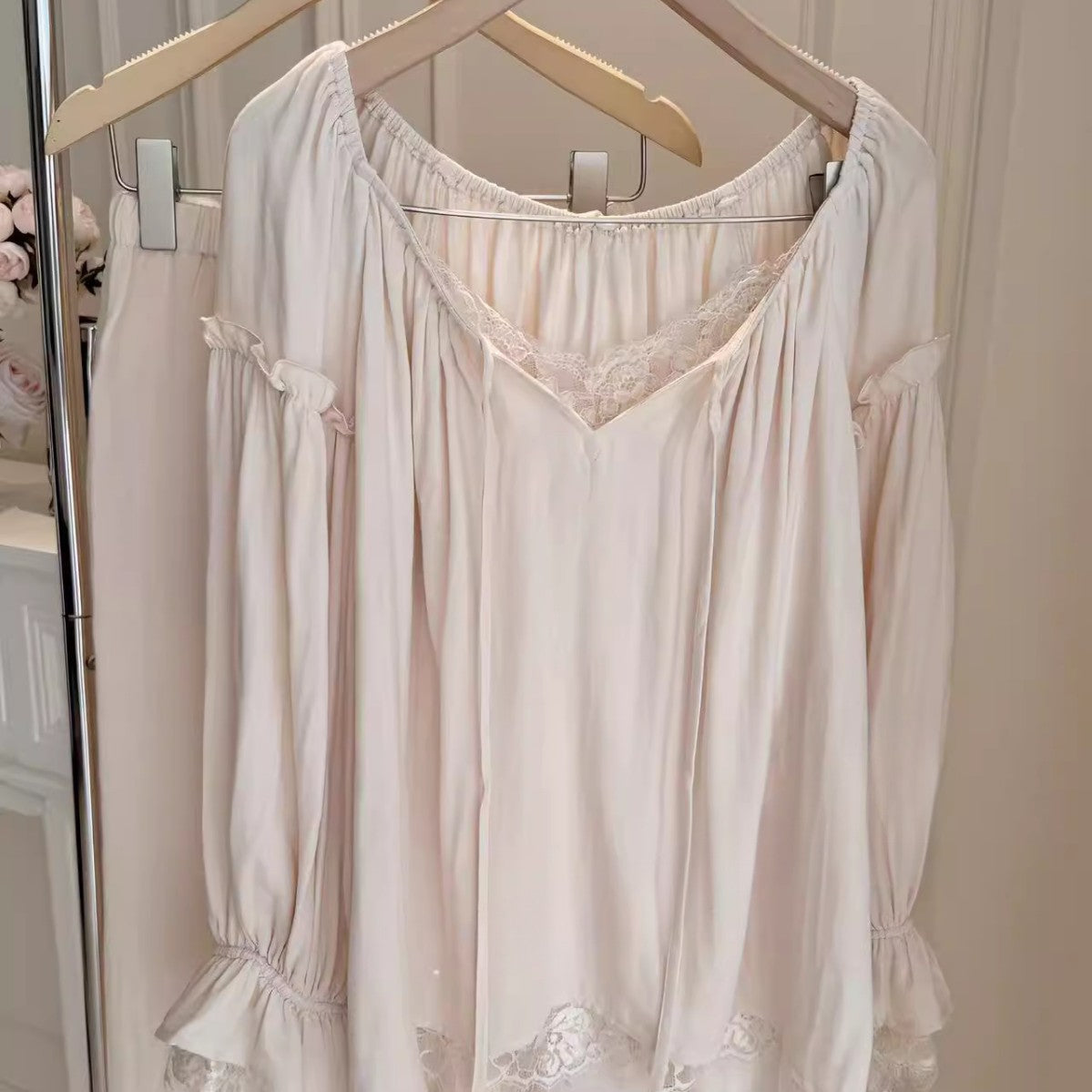 Women’s Cotton Double-Layer Gauze Pajama Set