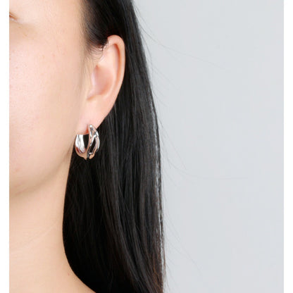 Heavy-Duty Sterling Silver Geometric Earrings